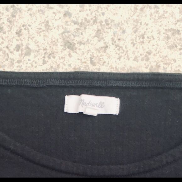 Madewell Texture & Thread side tie top. XL - Picture 3 of 5